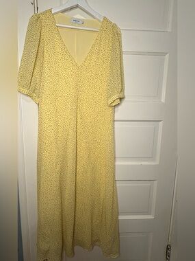 MSCH Copenhagen Yellow Polka dot dress